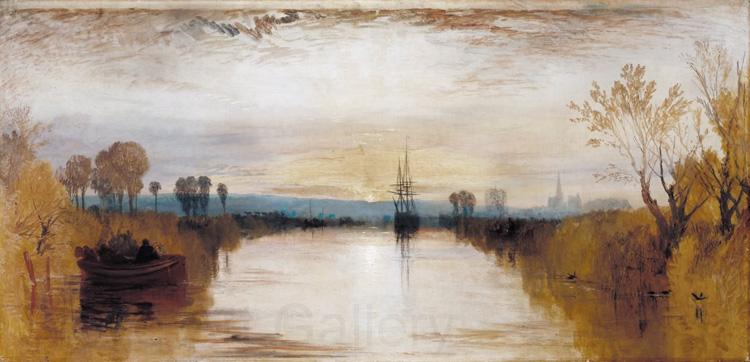 Joseph Mallord William Turner Chichester Canal (mk31) Spain oil painting art
